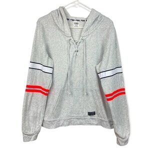 PINK VS Logo Hooded Sweatshirt Hoodie